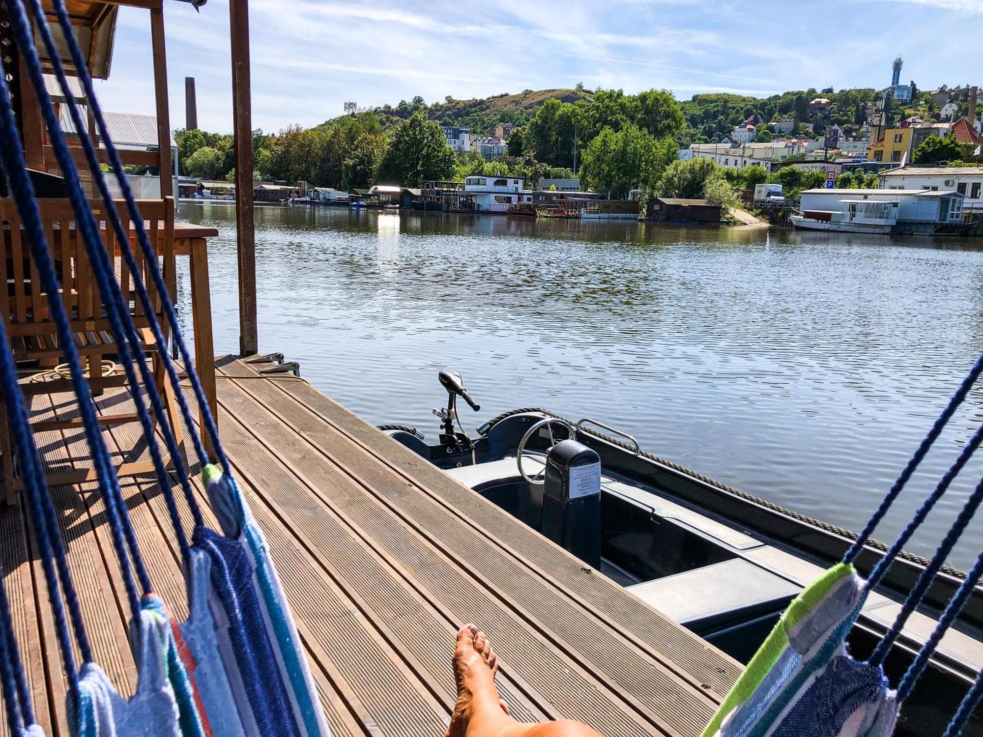 Houseboat Benjamin - Houseboats Benjamin & Franklin Hotel Praga Exterior foto